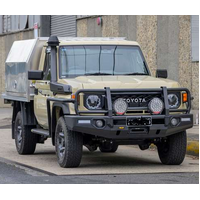 OXLEY BULL BAR (INC. TOW POINTS & FOGS) TO SUIT SINGLE CAB TOYOTA LAND CRUISER 79 SERIES (2024-ON)