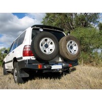 OUTBACK ACCESSORIES' DUAL WHEEL CARRIER TO SUIT TOYOTA 100 SERIES LIVE AXLE
