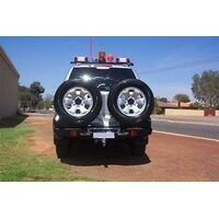 OUTBACK DUAL WHEEL CARRIER TO SUIT TOYOTA PRADO 120 GLX 2004-2009