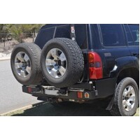OUTBACK ACCESSORIES' DUAL WHEEL CARRIER TO SUIT NISSAN GU WAGON