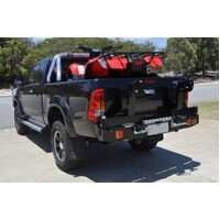 OUTBACK ACCESSORIES' DUAL WHEEL CARRIER TO SUIT TOYOTA HILUX 4WD 05/2005
