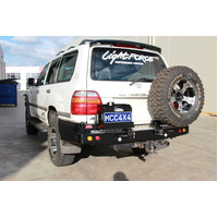 MCC WHEEL CARRIER AND SINGLE JERRY CAN - TOYOTA LANDCRUISER 100/105 SERIES (IFS, LIVE AXLE) 1998-2007