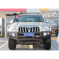 MCC FALCON STAINLESS TRIPLE LOOP BAR W/UBP TO SUIT TOYOTA LANDCRUISER PRADO 120 SERIES 2003-2009