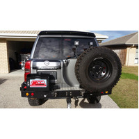 MCC WHEEL CARRIER AND SINGLE JERRY CAN TO SUIT NISSAN PATROL GU Y61 12/1997-2017