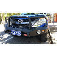 MCC ROCKER 3 LOOP SANDBLACK WELDED BULL BAR TO SUIT MAZDA BT-50 10/2011-05/2020