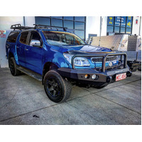 MCC ROCKER 3 LOOP SAND BLACK WELDED BULL BAR TO SUIT HOLDEN COLORADO RG & COLORADO 7 (2012-2016)
