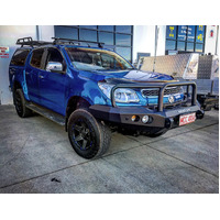 MCC ROCKER 3 LOOP SAND BLACK WELDED BULL BAR TO SUIT HOLDEN COLORADO RG & COLORADO 7 (2012-2016)