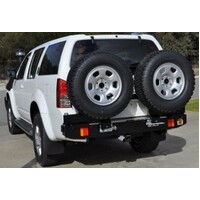 OUTBACK ACCESSORIES' DUAL WHEEL CARRIER TO SUIT NISSAN PATHFINDER STX550