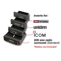 4WD INTERIOR ROOF CONSOLE INSERT TO SUIT UHF - UNIDEN (126 X 37)