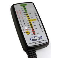 NATIONAL LUNA SINGLE BATTERY MONITOR WITH ALARM