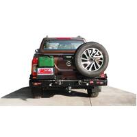 MCC WHEEL CARRIER AND SINGLE JERRY HOLDER TO SUIT NISSAN NAVARA NP300 06/2015-ON