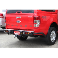 MCC REAR BAR (JACK) WITH STEP PLATE TO SUIT FORD RANGER PX MARK I, II, III & MAZDA BT-50 10/2011- 2020