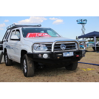 MCC FALCON STAINLESS TRIPLE LOOP BULLBAR W/UBP TO SUIT VOLKSWAGEN AMAROK 2011 ON