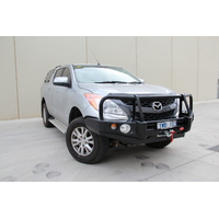 MCC 'FALCON A-FRAME' BULL BAR  WITH FOG LIGHTS &  PLATES TO SUIT MAZDA BT-50 10/2011-05/2020
