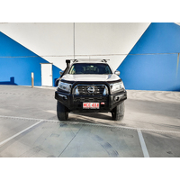 MCC PHEONIX BLACK SINGLE LOOP W/ FOG & PLATES TO SUIT NISSAN NAVARA NP300 06/2015-ON & PATHFINDER R51 2011-13 (SMOOTH)