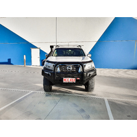 MCC PHEONIX BLACK SINGLE LOOP W/ FOG & PLATES TO SUIT NISSAN NAVARA NP300 06/2015-ON & PATHFINDER R51 2011-13 (SMOOTH)