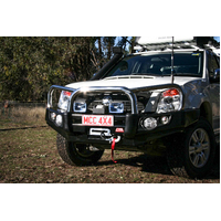 MCC FALCON STAINLESS TRIPLE LOOP W/ PLATES TO SUIT HOLDEN RODEO (03/2007-07/2008) & ISUZU D-MAX (08/12)