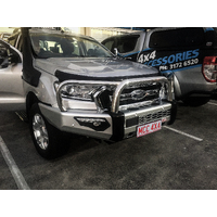 MCC PHOENIX BULL BAR 3 LOOP STAINLESS - FORD RANGER MKII, EVEREST 2015-2018 (WITH TECH PACK) FORD RANGER MKIII 2019 ON (NO TECH PACK)