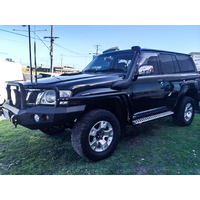MCC SIDE STEP, RAIL AND SWIVEL BLACK TO SUIT NISSAN PATROL GU Y61 10/2004-2017