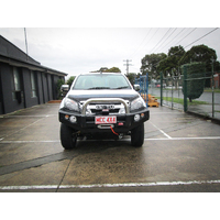 MCC ROCKER FRONT STAINLESS SINGLE LOOP W/ FOG & PLATES TO SUIT ISUZU D-MAX 12-16