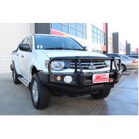 MCC 'FALCON A-FRAME' BULL BAR WITH PLATES TO SUIT MITSUBISHI TRITON MN & ML / CHALLENGER PB/PC (2009-2015)