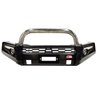 MCC PHEONIX STAINLESS SINGLE LOOP W/ FOG & PLATES TO SUIT MITSUBISHI TRITON ML 06-90, MN 10-15 & CHALLENGER PB-PC 10-15