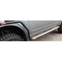 MCC SIDE STEPS & RAIL BLACK TO SUIT FORD RANGER PJ, PK & MAZDA BT50 2007 - 2011