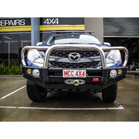 MCC 'FALCON STAINLESS 3 LOOP WITH PLATES TO SUIT MAZDA BT50 10/2011-05/2020