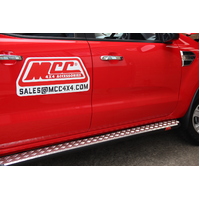 MCC HEAVY DUTY STEEL SIDE STEPS &/or RAIL TO SUIT FORD EVEREST 10/2015 ON