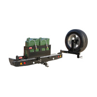 MCC SINGLE WHEEL AND DOUBLE JERRY REAR CARRIER TO SUIT MITSUBSHI PAJERO SPORT 12/2015-ON