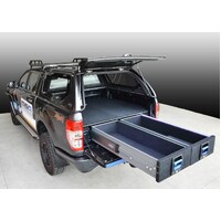 MSA 4X4 1350 COMPLETE DOUBLE DRAWER SYSTEM TO SUIT FORD RANGER & MAZDA BT50 (2011-2021)