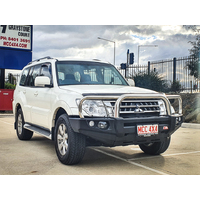 MCC FALCON STAINLESS TRIPLE LOOP BULL BAR W/UBP & FOGS TO SUIT MITSUBISHI PAJERO (NS,NW,NX,NT) 2006 - PRESENT