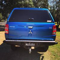 MAX 4X4 REAR STEP TOWBAR TO SUIT MITSBISHI TRITON MQ (2015 ON)