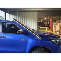 ORC M SPEC BRUSHED STAINLESS SNORKEL - TOYOTA HILUX 09/2015 ON (N80)