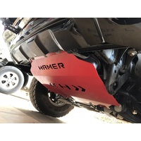 HAMER BASH PLATE (RED) TO SUIT FORD RANGER PX,2 & 3 (2012-2022) & MAZDA BT-50 (2012-2020)