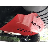 HAMER BASH PLATE (RED) TO SUIT TOYOTA HILUX (2015 -2020)