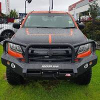 MCC ROCKER SANDBLACK TRIPLE LOOP BAR W/FOG & PLATES