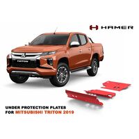HAMER UNDER BAR PROTECTION PLATES TO SUIT MITSUBISHI TRITON MR (2018-ON)