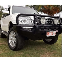 MCC PHEONIX A-FRAME BULL BAR W/UBP & FOGS TO SUIT MITSUBISHI PAJERO (NS-NW-NX-NT) 2006 - PRESENT