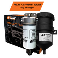 DIRECTION PLUS Pre-Filter & Provent Dual Kit To Suit Jeep Wrangler JK (2007-2017)