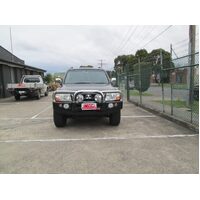 MCC FALCON STAINLESS TRIPLE LOOP BAR W/ PLATES TO SUIT MITSUBISHI PAJERO (NM, NP) 2000-2006