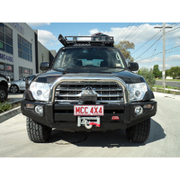 MCC FALCON STAINLESS SINGLE LOOP BULLBAR W/UBP TO SUIT MITSUBISHI PAJERO (NS,NW,NX,NT) 2006 - PRESENT