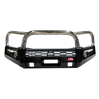 MCC PHOENIX STAINLESS TRIPLE LOOP W/ FOGS & PLATES TO SUIT NISSAN PATROL GU Y62 02/2013-ON