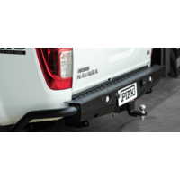 PIAK PREMIUM REAR STEP TOW BAR WITH SIDE PROTECTION TO SUIT NISSAN NAVARA NP300 (2015-2020)