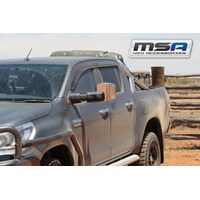 MSA Towing Mirrors (Black, Indicators) - Holden Colorado, Colorado 7, Isuzu Dmax & MUX 2012 to current