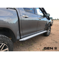 MAX GEN II SIDE STEPS TO SUIT TOYOTA HILUX MY19 DUAL CAB