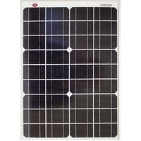 KT SOLAR - 20 Watt, 12V Single Cell Mono-crystalline Solar Panel 