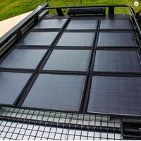 KT SOLAR - 200 Watt, 12V Portable Solar Folding Blanket