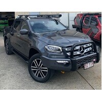 MCC PHOENIX BLACK SINGLE LOOP BULLBAR W/ FOGS & UBP TO SUIT MERCEDES X CLASS 07/17-20