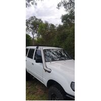 ORC M SPEC BRUSHED STAINLESS SNORKEL - 80 SERIES LANDCRUISER